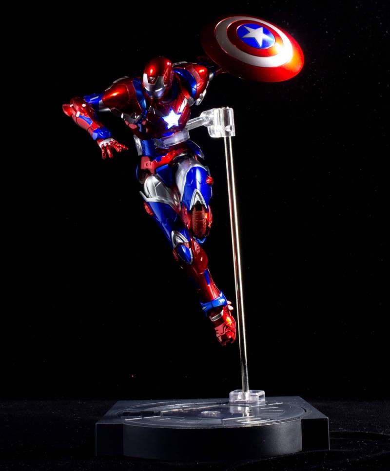 Iron Patriot Designed By Chemical Attack Re:edit Iron Man Sen-ti-nel - SEN-TI-NEL (Marvel Iron Patriot) action figure collectible [Barcode 4291054570786] - Main Image 3