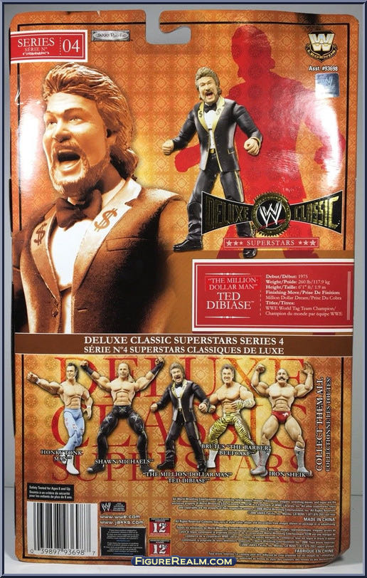 Million Dollar Man Ted Dibiase - Jakks Pacific (WWE Classic Superstars - Deluxe) action figure collectible - Main Image 2