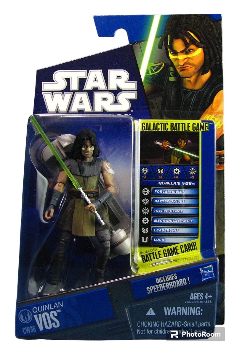 Quinlan Vos - Star Wars (The Clone Wars) - Hasbro (Star Wars) action figure collectible - Main Image 2