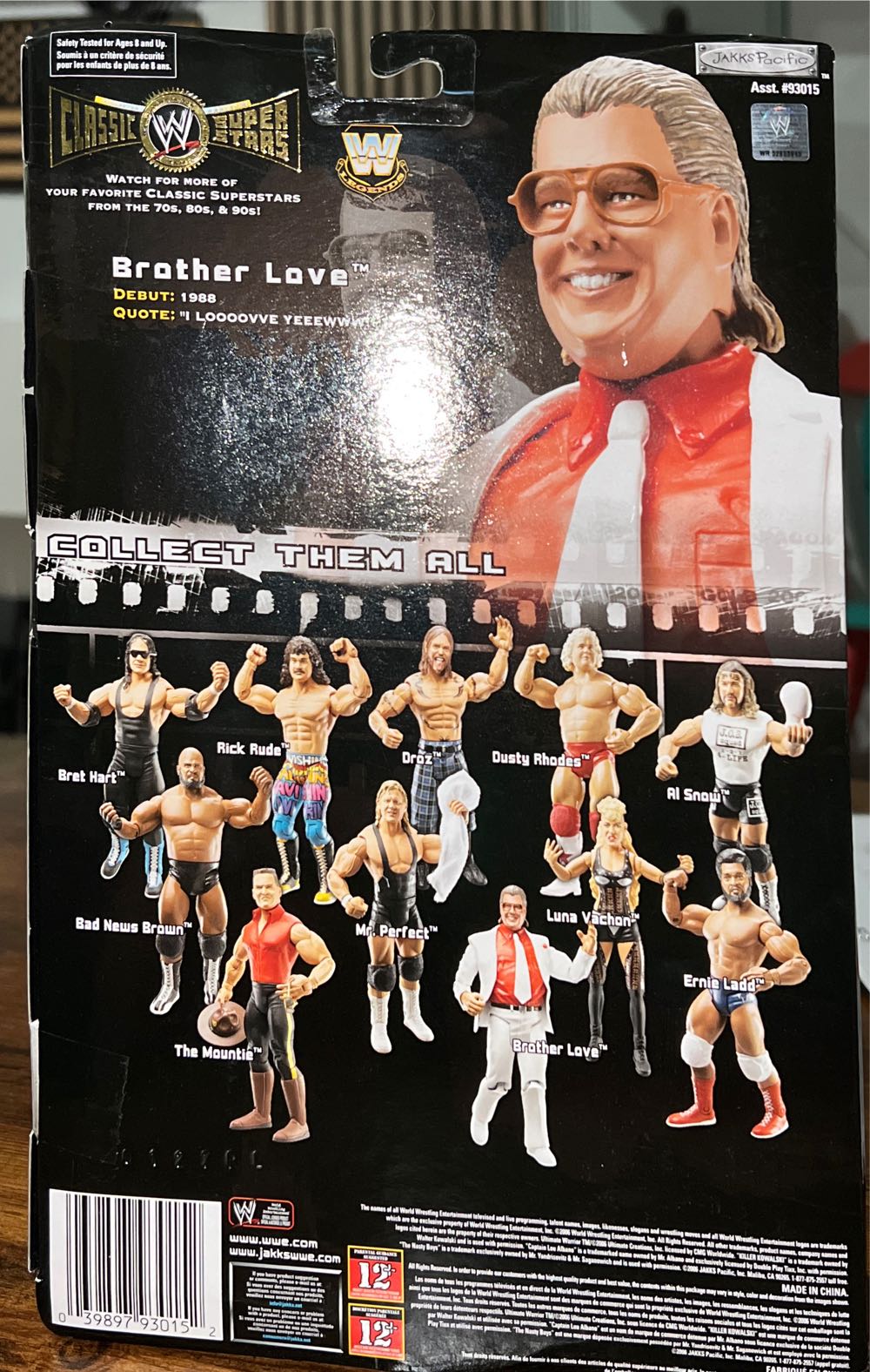 Brother Love - Jacks Pacific (WWE) action figure collectible - Main Image 2