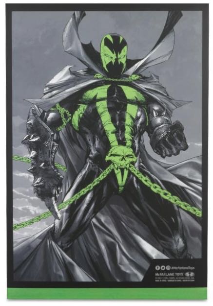 Spawn - Shadow of Spawn B&W Accent Edition - Mcfarlane Toys: Spawn (Spawn) action figure collectible [Barcode 787926901535] - Main Image 4