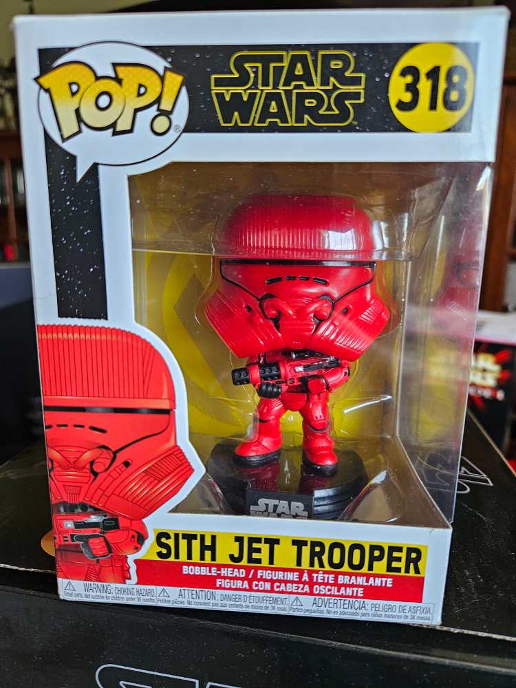 Funko Pop! Star Wars: Episode 9 Rise Of Skywalker Sith Jet Trooper - Funko (Funko Pop!) action figure collectible [Barcode 889698398800] - Main Image 2
