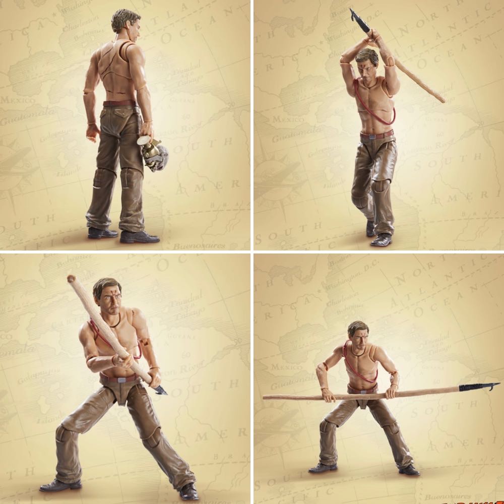 Indiana Jones (Hypnotized) - Hasbro (IJ Temple of Doom) action figure collectible [Barcode 5010996186898] - Main Image 3