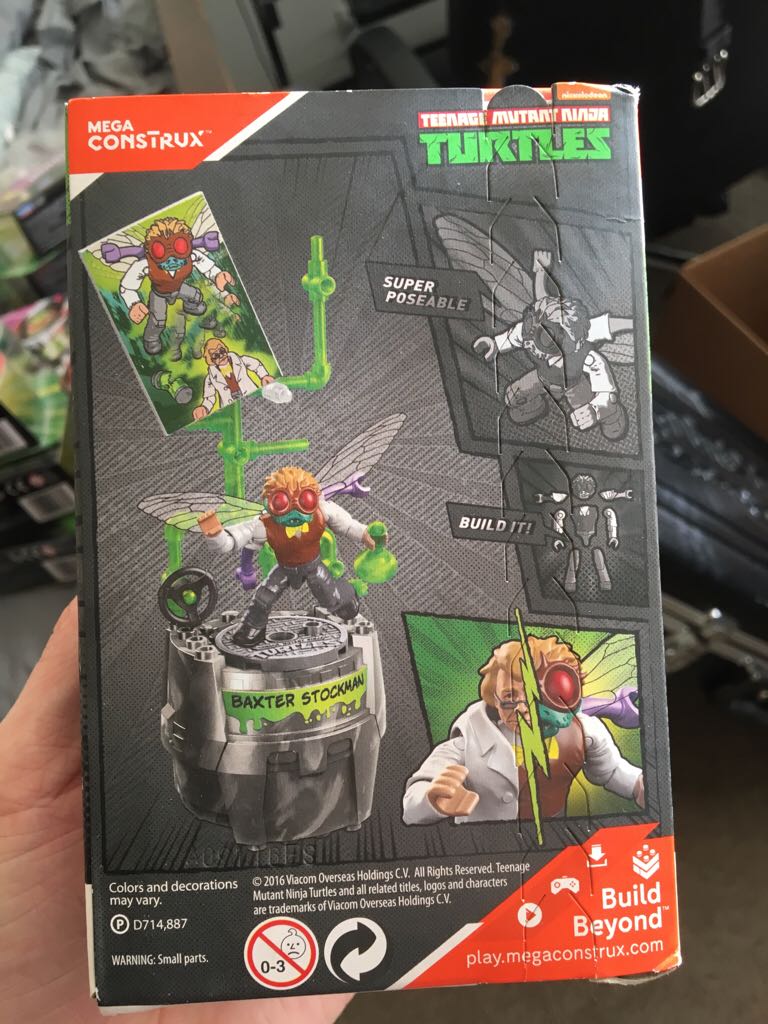 Mega ConstruxTMNT Baxter Stockman - Mega Construx action figure collectible [Barcode 887961394603] - Main Image 2