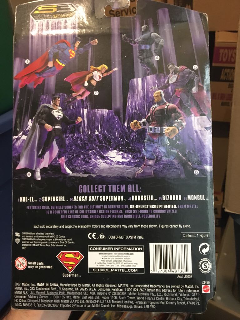 DC Super Heroes Cyborg Superman S3 - DC Mattel (Dc Superheroes) action figure collectible [Barcode 027084487381] - Main Image 2