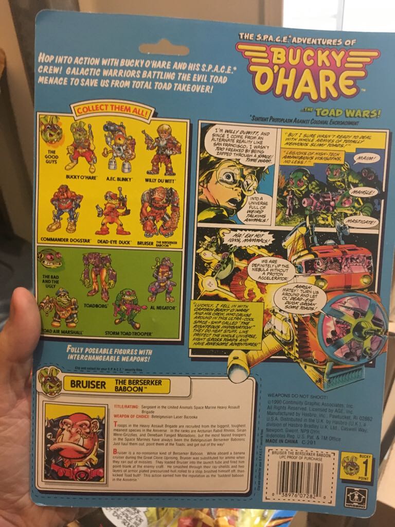 Bruiser - Hasbro (Bucky O’ Hare....The Toad Wars!) action figure collectible - Main Image 2