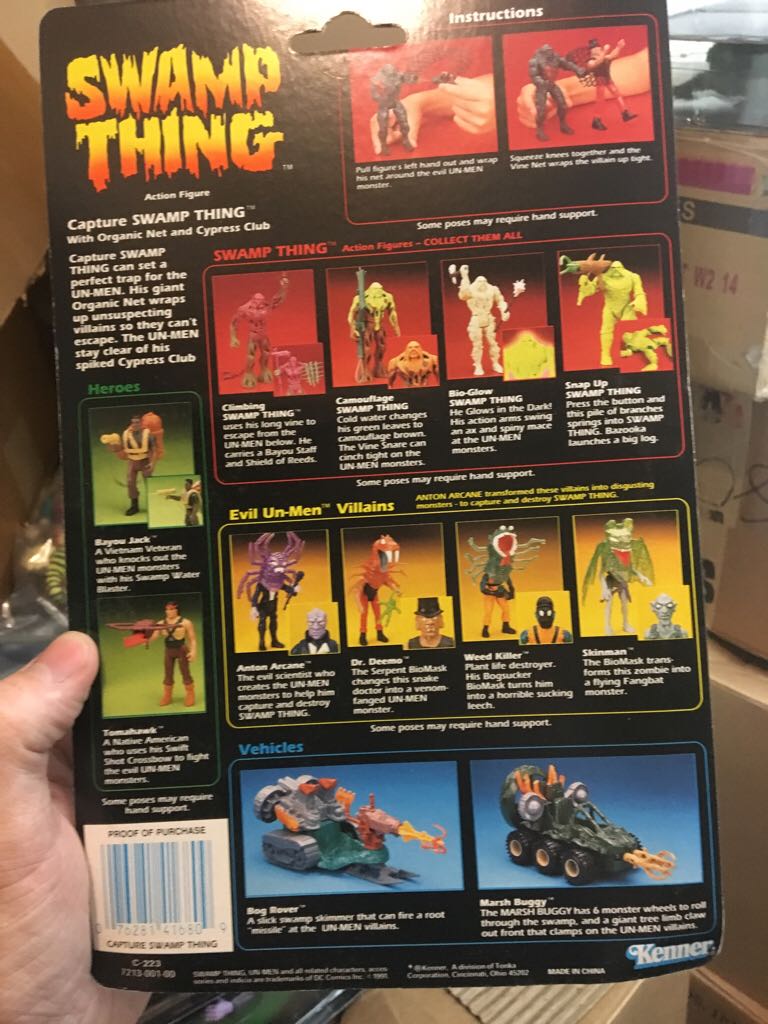 Capture Swamp Thing - Kenner (Swamp Thing) action figure collectible - Main Image 2