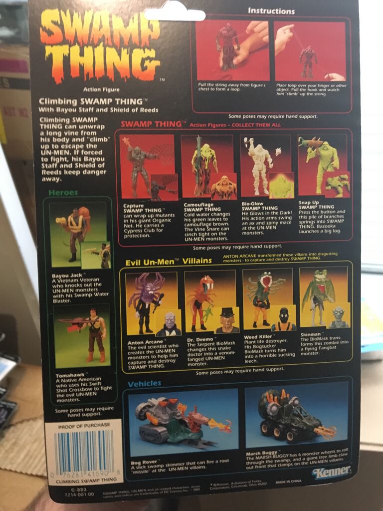 Swamp Thing [Climbing] - Kenner (Swamp Thing) action figure collectible - Main Image 2