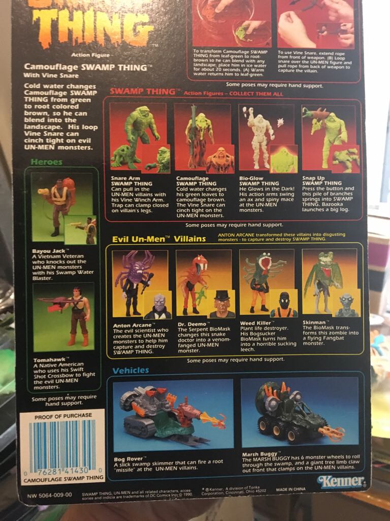 Swamp Thing [Camouflage] - Kenner (Swamp Thing) action figure collectible - Main Image 2