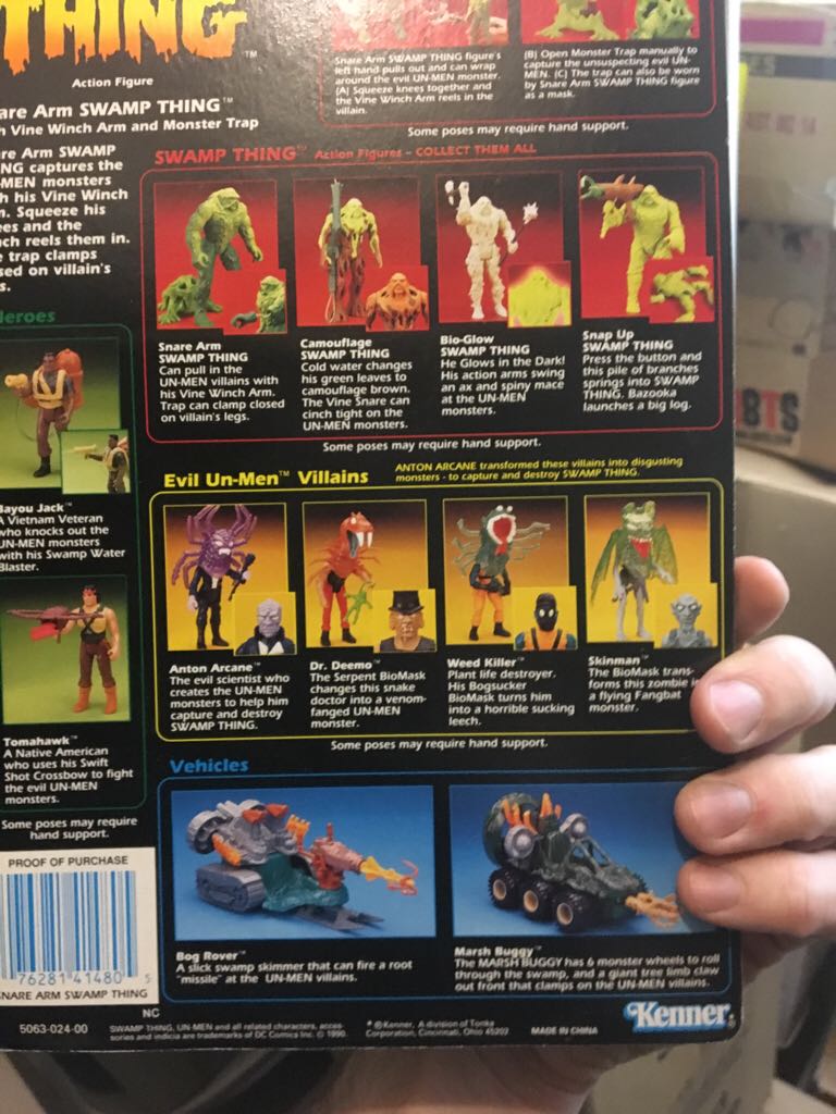 Snare Arm Swamp Thing - Kenner (Swamp Thing) action figure collectible - Main Image 2