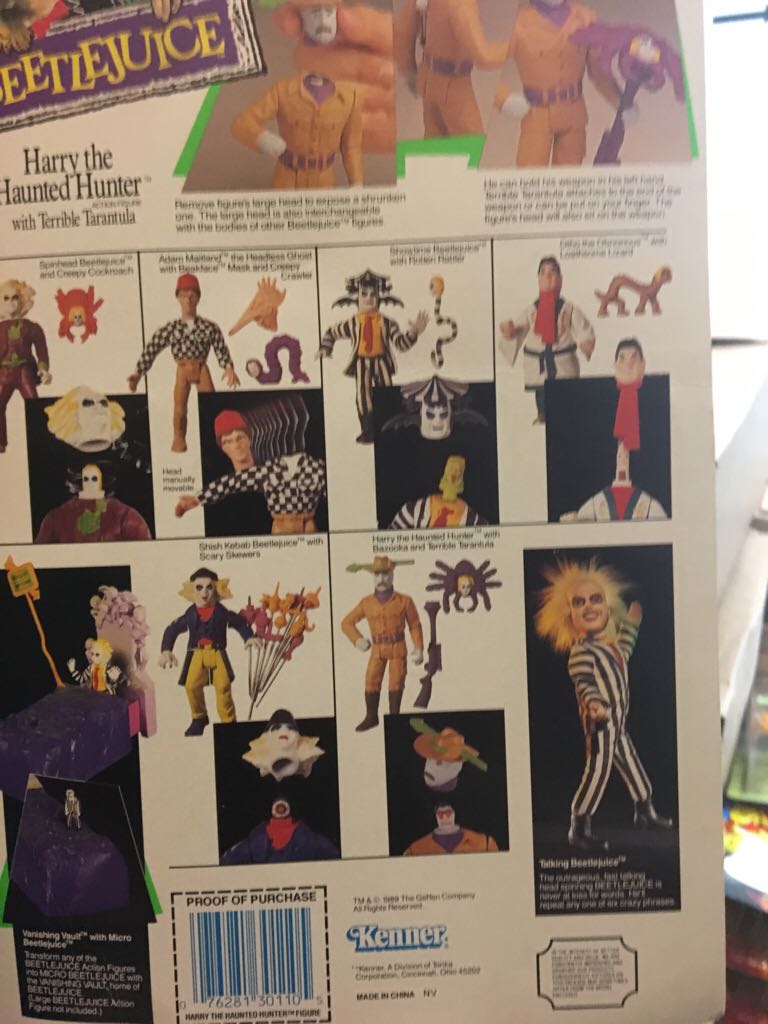 Harry The Haunted Hunter - Kenner (Beetlejuice) action figure collectible - Main Image 2