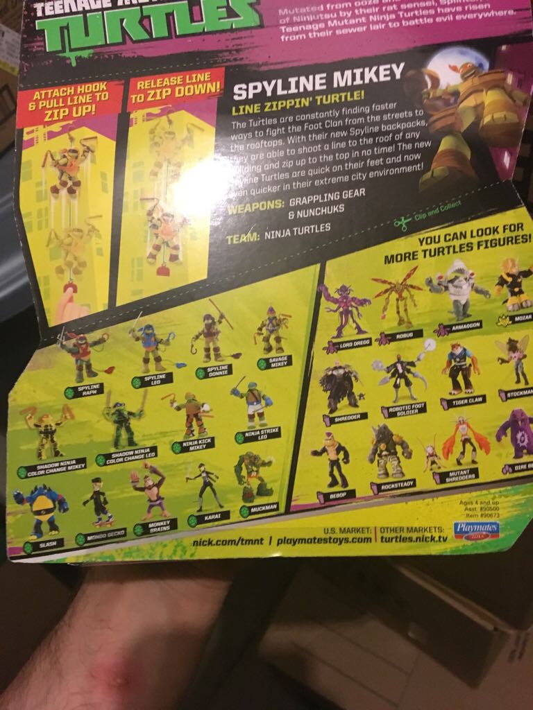 Spyline Mikey - Playmates (2012 Nickelodean TMNT) action figure collectible [Barcode 043377904175] - Main Image 2