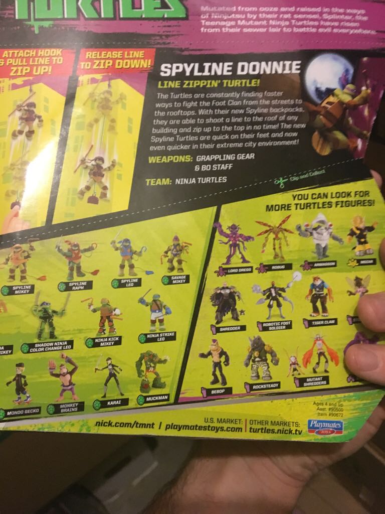 Spyline Donnie - Playmates (2012 Nickelodean TMNT) action figure collectible [Barcode 043377904236] - Main Image 2