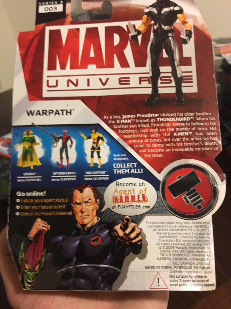 Warpath X Force - Hasbro (Marvel Universe) action figure collectible - Main Image 2