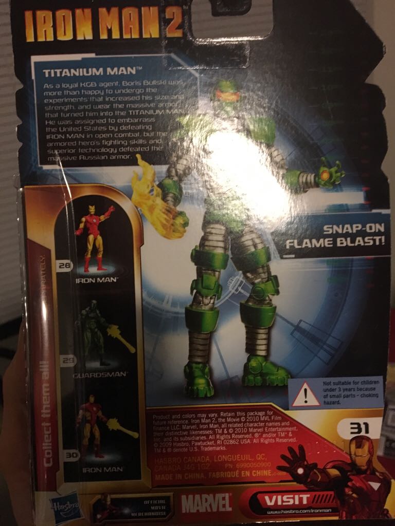 Titanium Man 3.75 - Hasbro (Iron Man 2 Comic Series) action figure collectible - Main Image 2