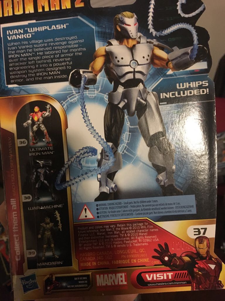 Ivan “Whiplash”Vanko 3.75 - Hasbro (Iron Man 2 Comic Series) action figure collectible - Main Image 2
