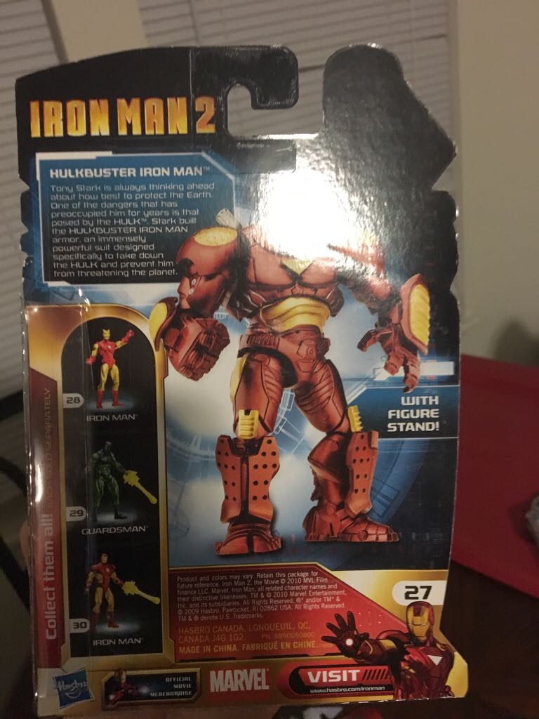 Hulkbuster Iron Man 3.75 - Hasbro (Iron Man 2 Comic Series) action figure collectible - Main Image 2