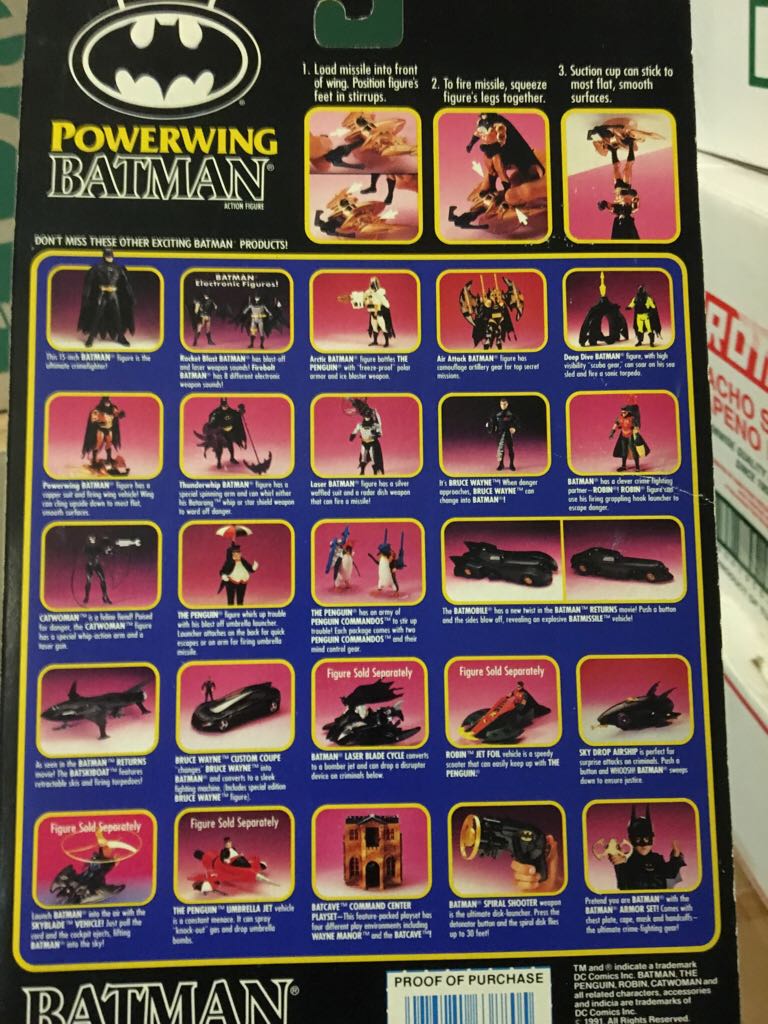 Powerwing Batman - Kenner (Batman Returns) action figure collectible - Main Image 2