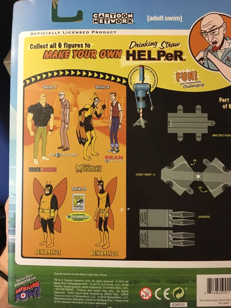 Brock Samson - Big Bang Pow (The Venture Bros.) action figure collectible [Barcode 814826011245] - Main Image 2