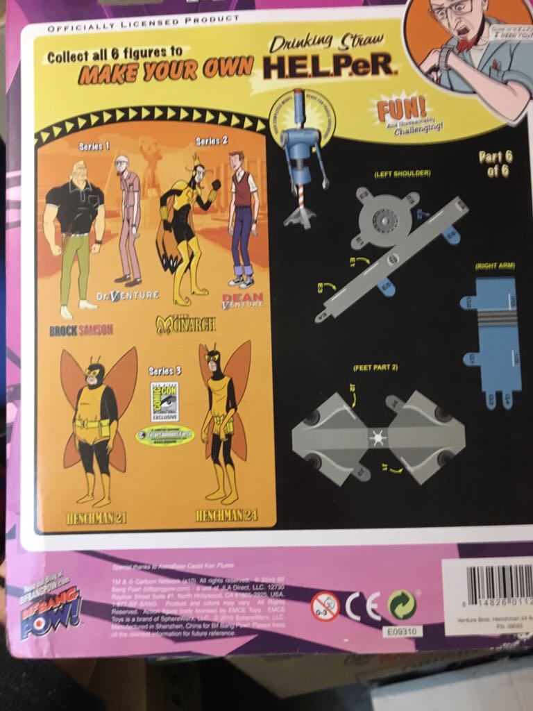 Henchman 24 - Big Bang Pow (The Venture Bros.) action figure collectible [Barcode 814826011276] - Main Image 2