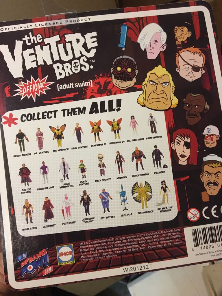 Dr. Henry Killinger - Big Bang Pow (The Venture Bros.) action figure collectible [Barcode 814826012129] - Main Image 2