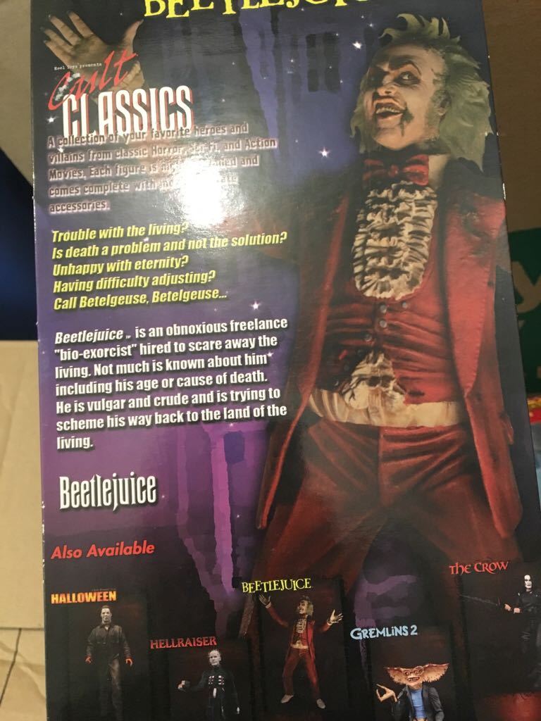 Beetlejuice (Red Tuxedo)  - Neca (Beetlejuice) action figure collectible [Barcode 634482607169] - Main Image 2