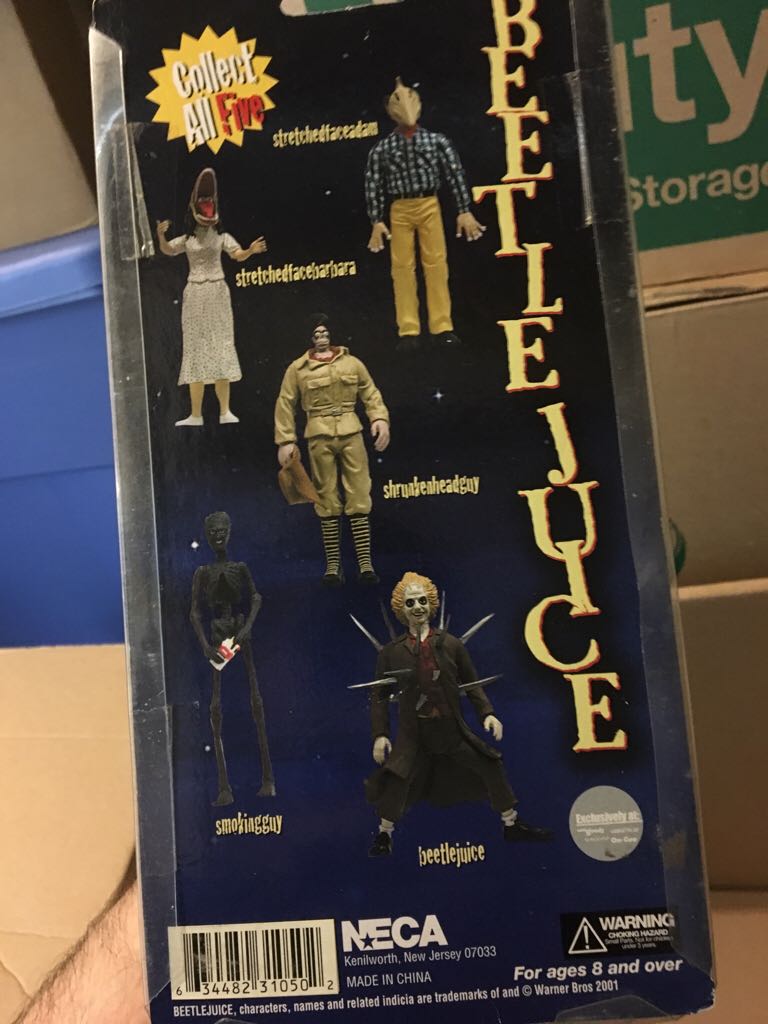 StretchedFaceAdam Maitland - Neca (Beetlejuice) action figure collectible [Barcode 634482310502] - Main Image 2