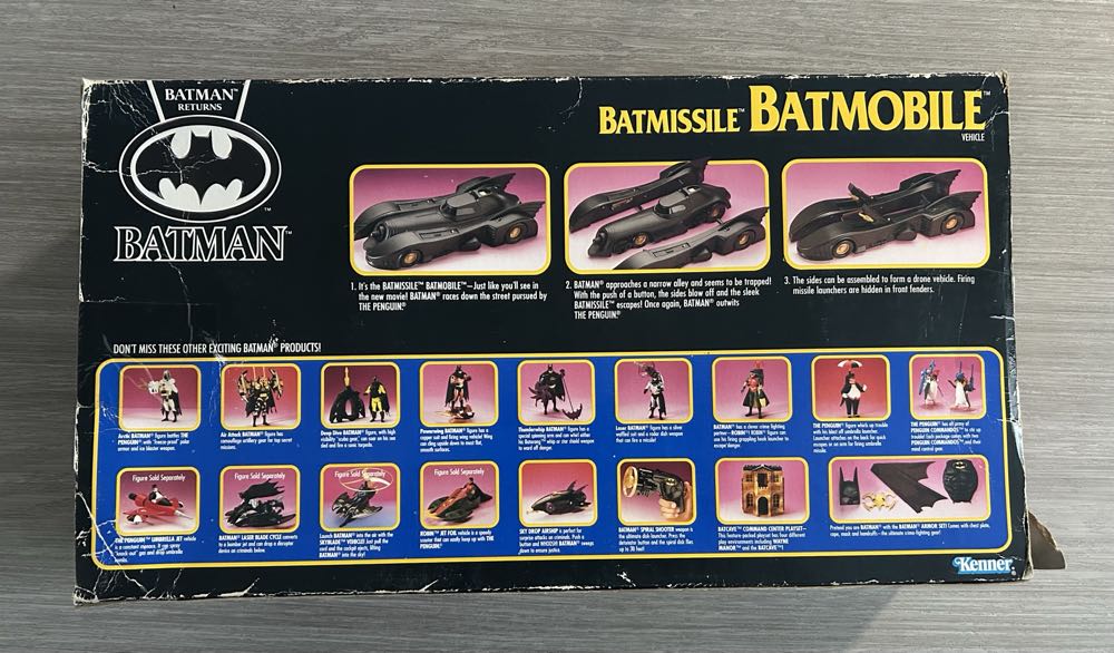 Batmissle Batmobile - Kenner (Batman Returns) action figure collectible [Barcode 076281639109] - Main Image 4