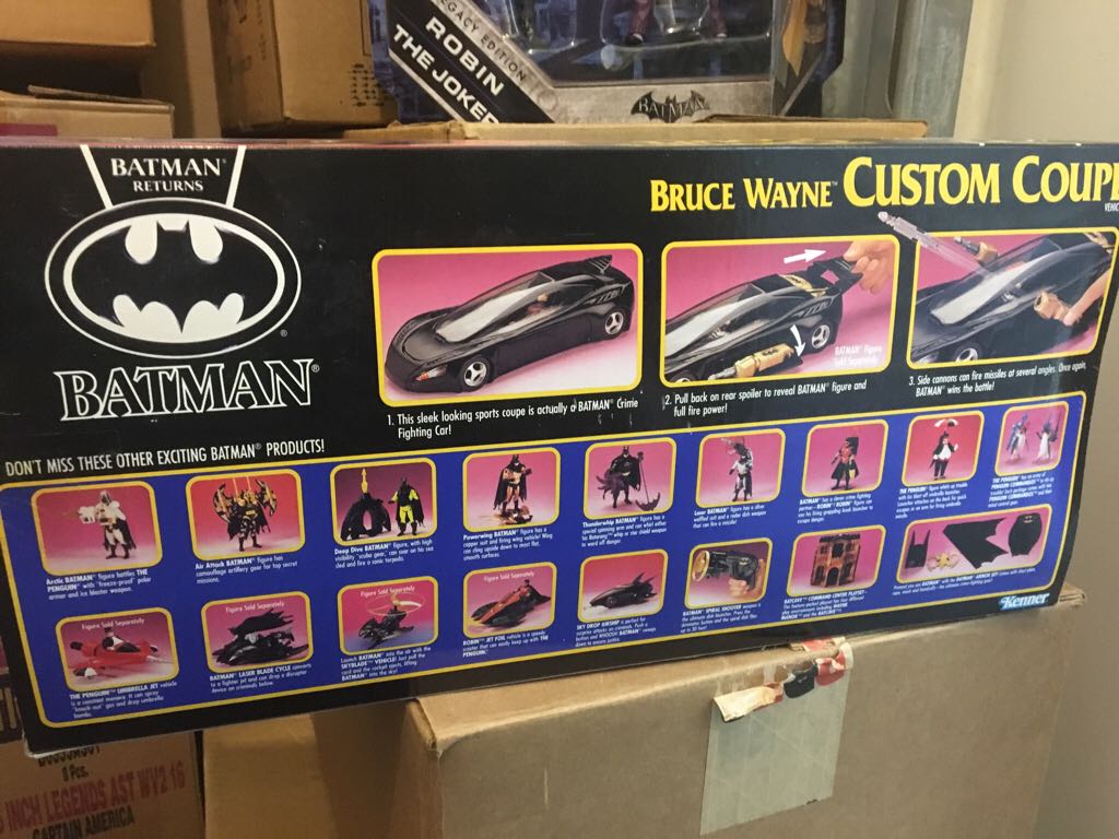 Bruce Wayne Custom Coupe - Kenner (Batman Returns) action figure collectible [Barcode 076281635507] - Main Image 2