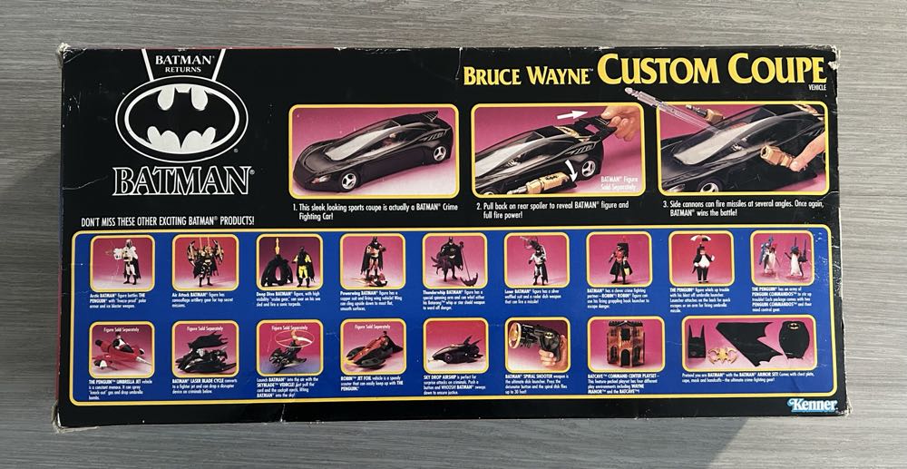 Bruce Wayne Custom Coupe - Kenner (Batman Returns) action figure collectible [Barcode 076281635507] - Main Image 4