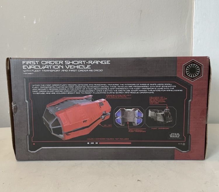 First Order Short Range Evacuation Vehicle (With FO R5 Droid) - Disney (Star Wars: Galaxy’s Edge) action figure collectible - Main Image 2