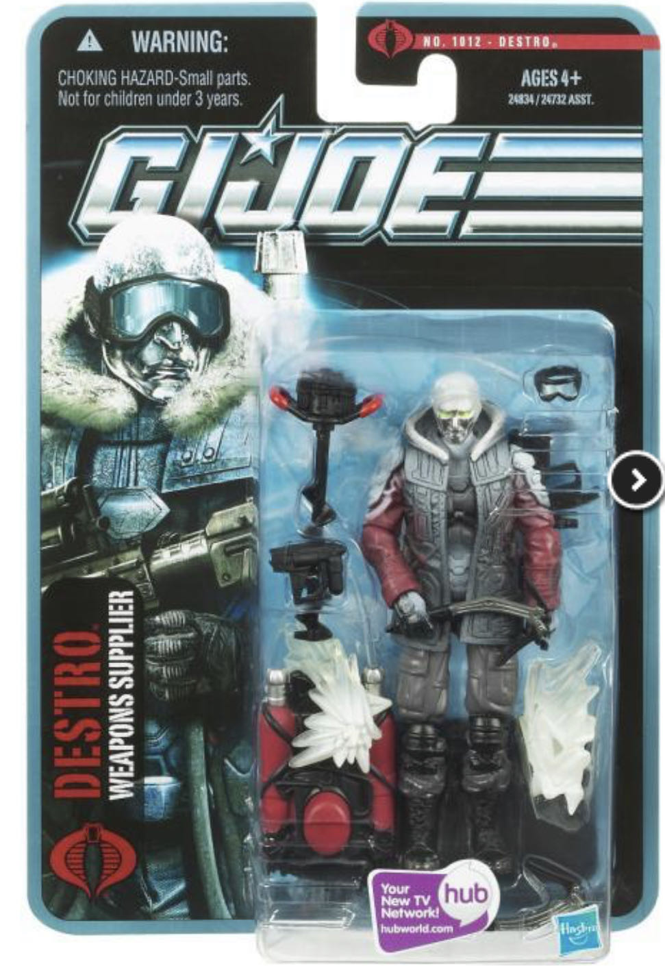 G.I. Joe: Destro (No. 1012) - Hasbro (G.I. Joe: The Pursuit of Cobra) action figure collectible - Main Image 2