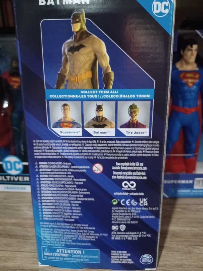 Batman and Superman Action Figures - Spinmaster (DC Comics) action figure collectible [Barcode 778988463277] - Main Image 2