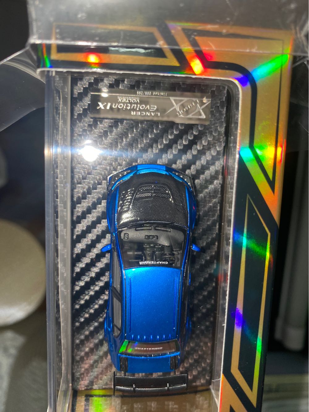 Mitsubishi Lancer Evolution 9 - Error 404 (Blue) action figure collectible - Main Image 4