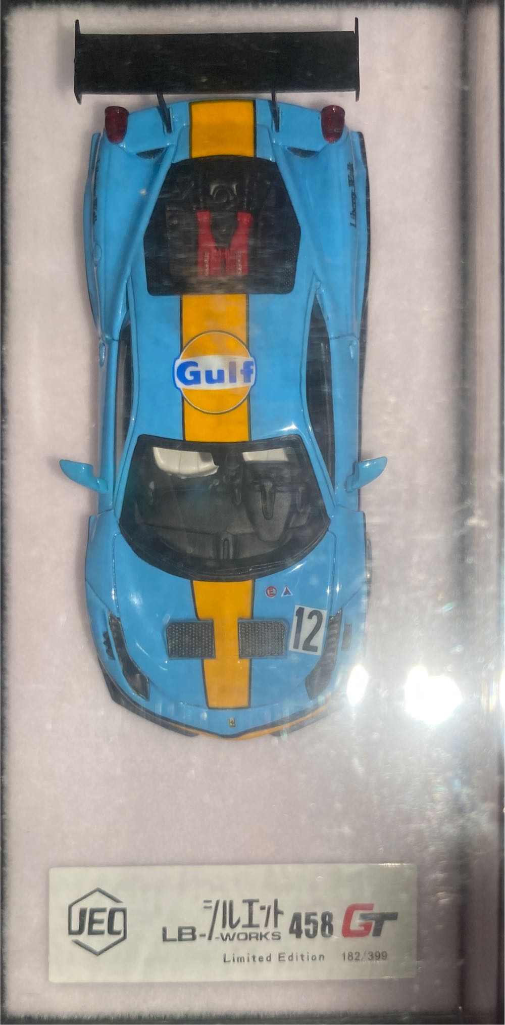Ferrari 458 GT - JEC (Gulf) action figure collectible - Main Image 4