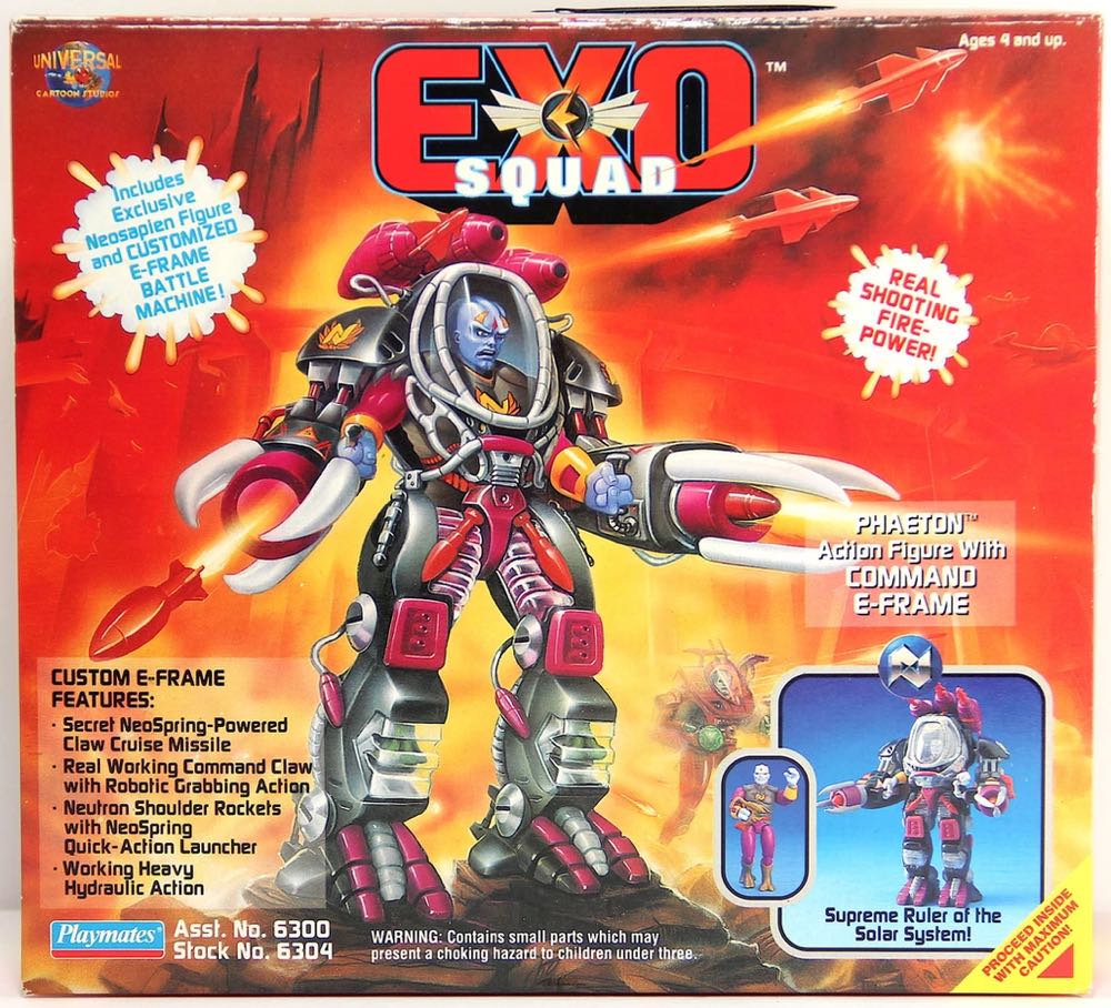 Exo-Squad: Phaeton with Command E-Frame - Playmates (Exo-Squad Series 1) action figure collectible - Main Image 2