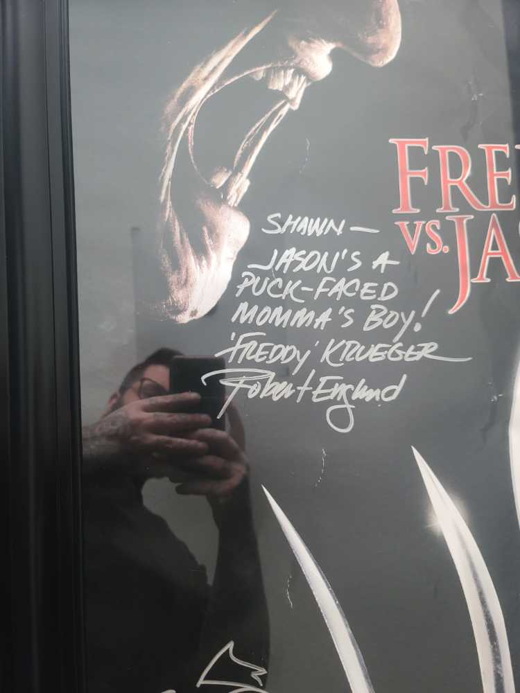 Freddy VS Jason Signed 27x40 Poster  (Horror) action figure collectible - Main Image 3