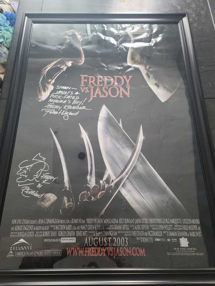 Freddy VS Jason Signed 27x40 Poster  (Horror) action figure collectible - Main Image 4