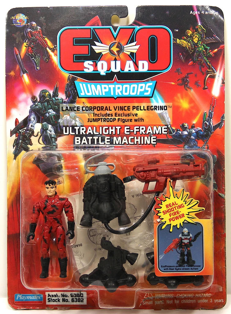 Exo-Squad: Lance Corporal Vince Pelligrino - Playmates (Exo-Squad Jumptroops) action figure collectible - Main Image 2