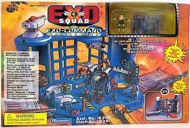 Exo-Squad: Resolute II Hangar Battleset - Playmates (Exo-Squad Mini Exo-Command Battle Sets) action figure collectible - Main Image 2
