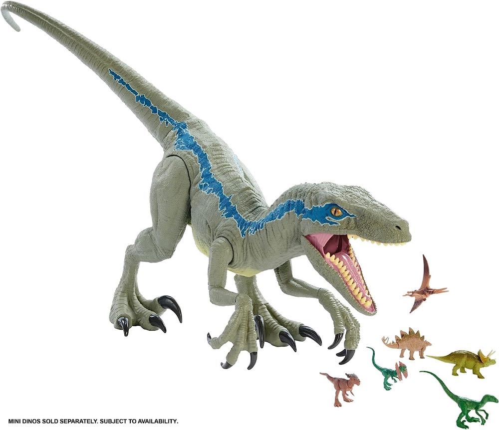 Velociraptor “Blue” Super Colossal Jurassic World - GCT93 - Mattel action figure collectible [Barcode 0887961734737] - Main Image 3