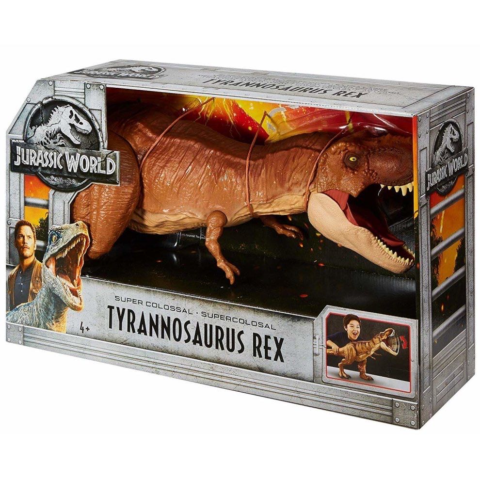 Tyrannosaurus Rex (Si Graffi) Super Colossal - Jurassic World - FMM63  action figure collectible [Barcode 0887961577136] - Main Image 2