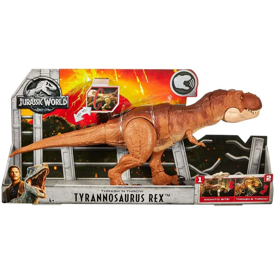 Tyrannosaurus Rex Morso Letale - Jurassic World - FMY70 - Mattel action figure collectible [Barcode 0887961585438] - Main Image 2