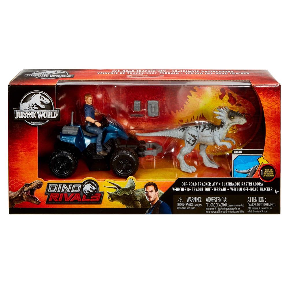 Veicolo Fuoristrada Owen E Dracorex - Jurassic World - GCV78 - Mattel action figure collectible [Barcode 887961735628] - Main Image 2