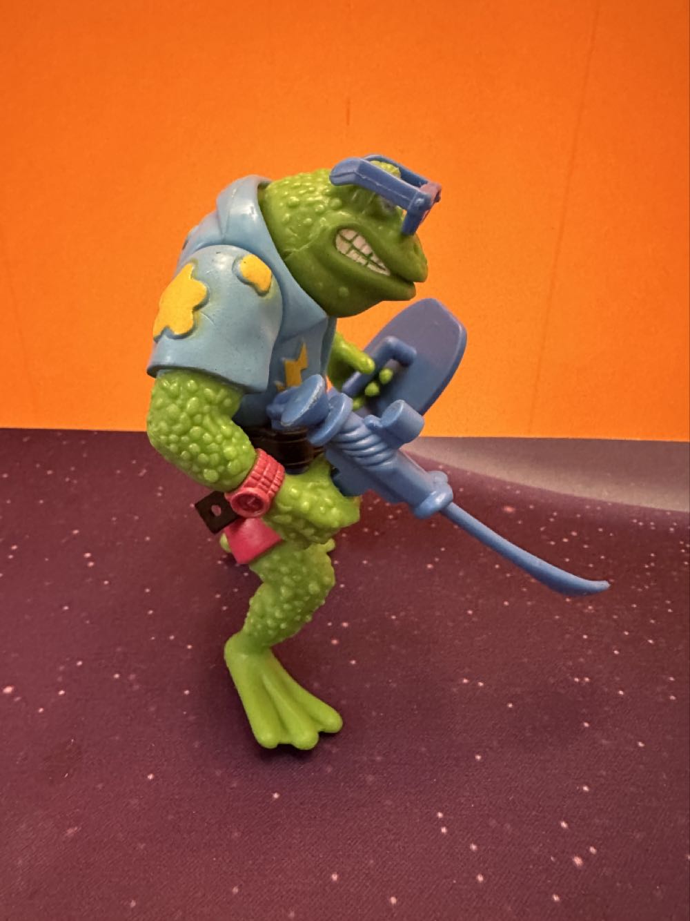 TMNT Genghis Frog (1989) - Playmates action figure collectible - Main Image 3