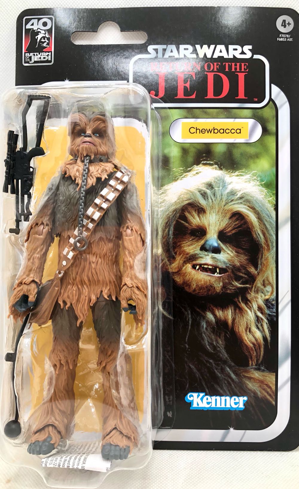 Chewbacca - Hasbro (Star Wars Black 6” 40th Anniversary) (Star Wars) action figure collectible - Main Image 1