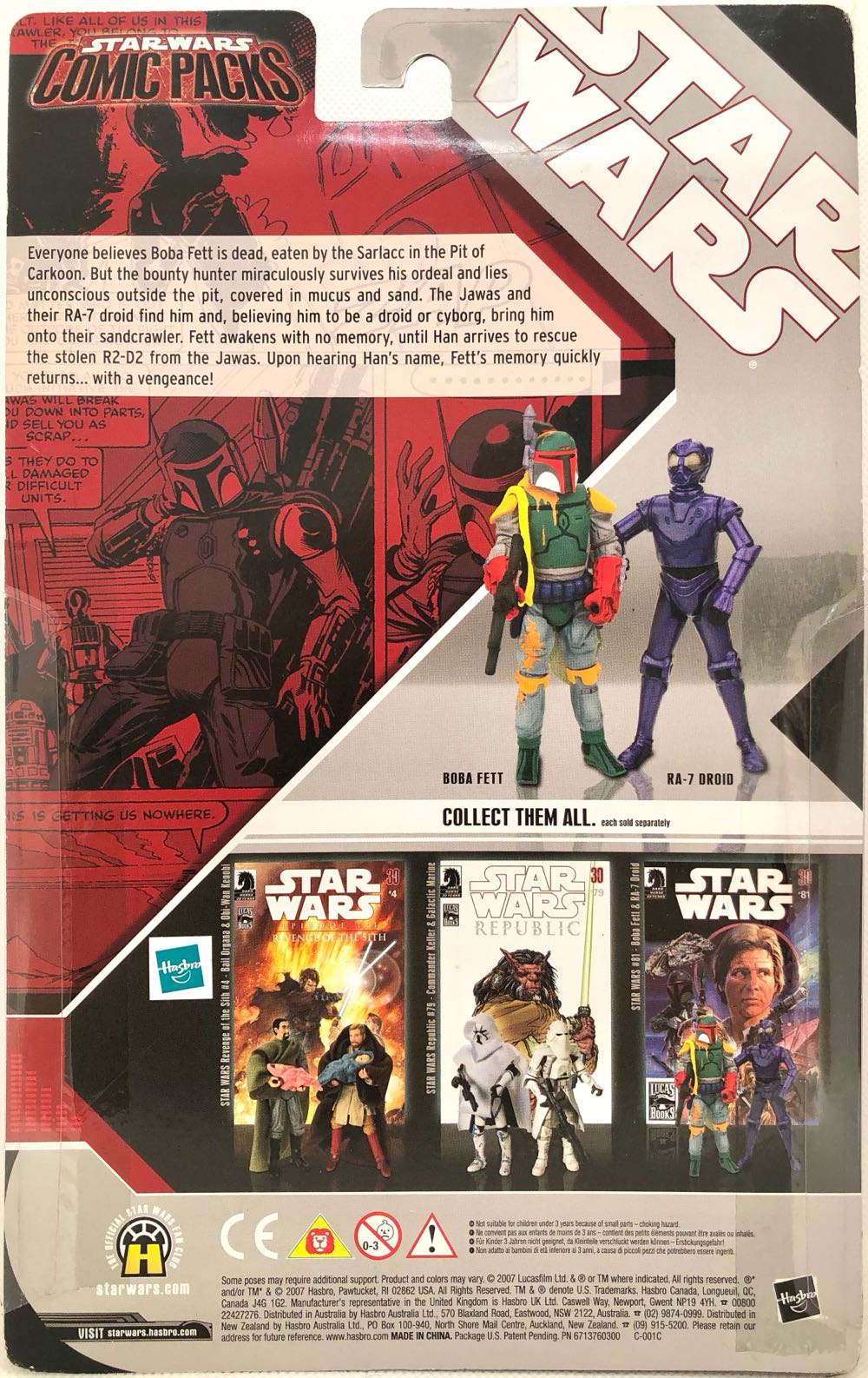 Boba Fett & RA-7 Droid - Hasbro (Star Wars Comic Packs) (Star Wars) action figure collectible - Main Image 2