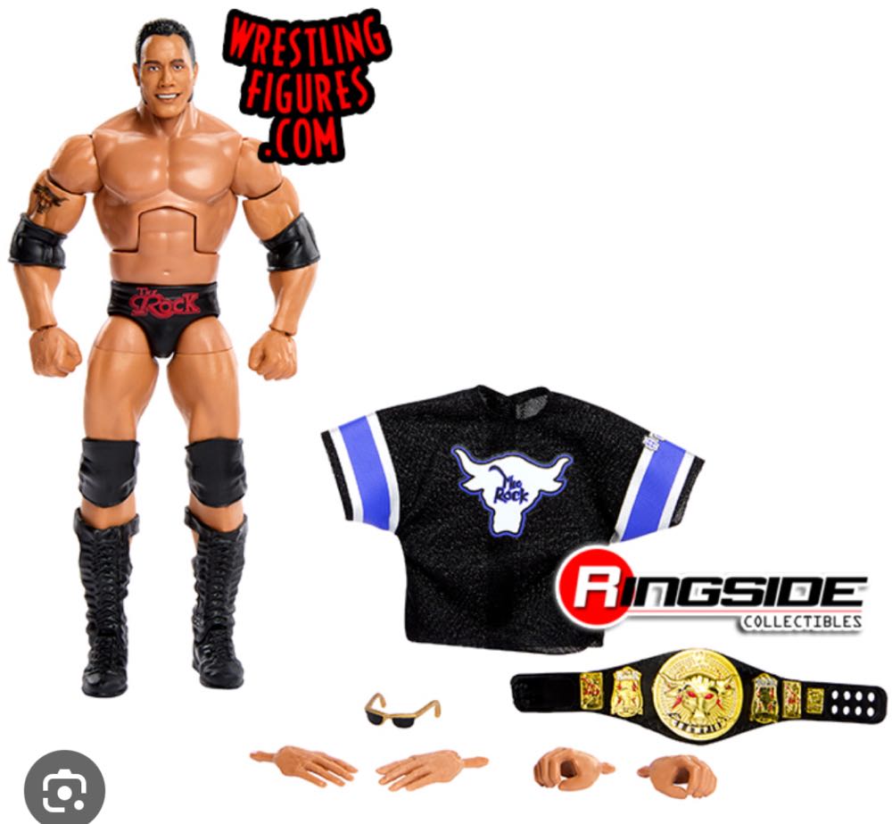 Rock - WWE Mattel (WWE Elite Series 100 (2023)) action figure collectible - Main Image 2