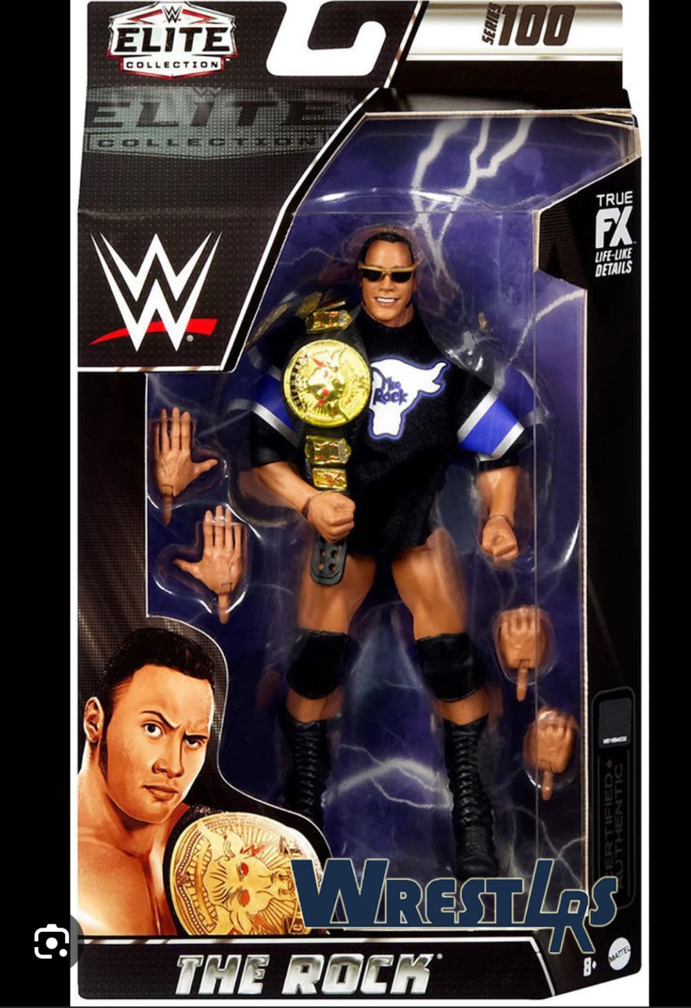 Rock - WWE Mattel (WWE Elite Series 100 (2023)) action figure collectible - Main Image 3