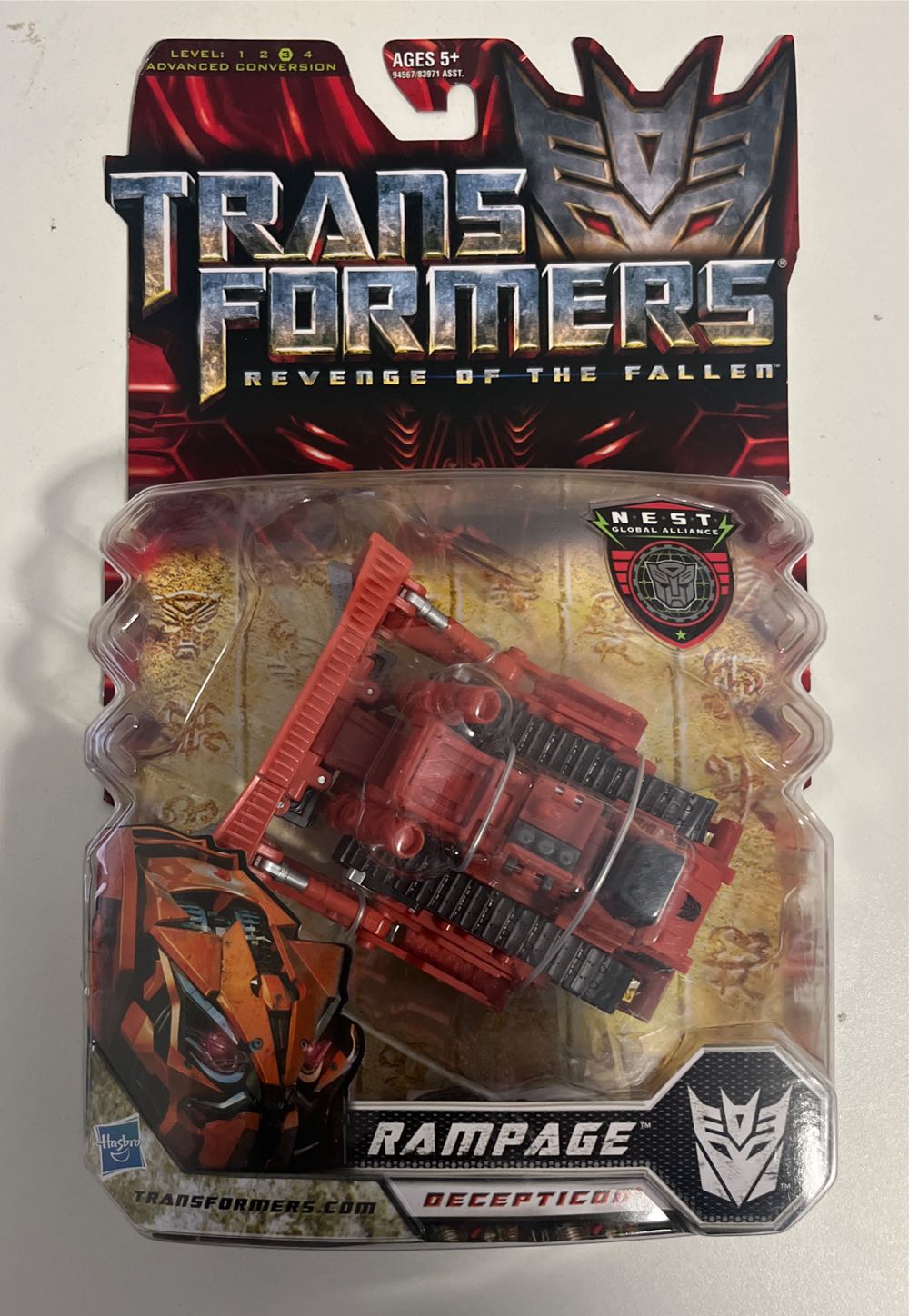 Rampage (Red) - Hasbro (Transformers: Revenge Of The Fallen) action figure collectible [Barcode 653569464631] - Main Image 2
